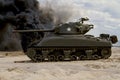 Sherman Tank Ã¢â¬â WW II Royalty Free Stock Photo